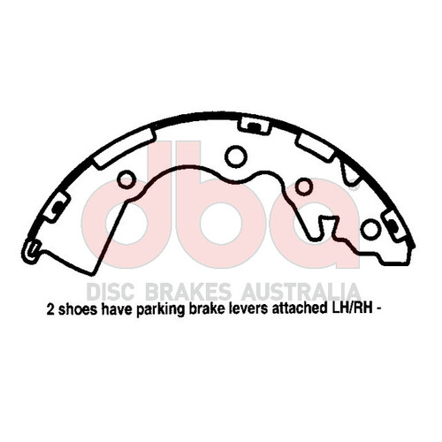 DBA Street Series Brake Shoes DBAS1855