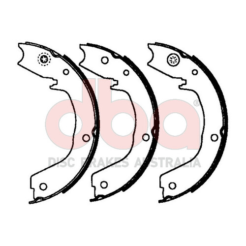 DBA STREET SERIES BRAKE SHOESM ITSUBISHI PARKING BRAK 92276996