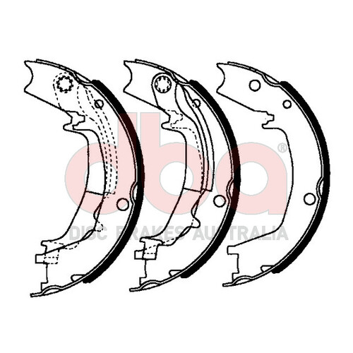 DBA STREET SERIES BRAKE SHOESH YUNDAI / KIA PARKING B 92277002