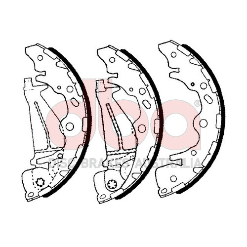 DBA Street Series Brake Shoes DBAS1895
