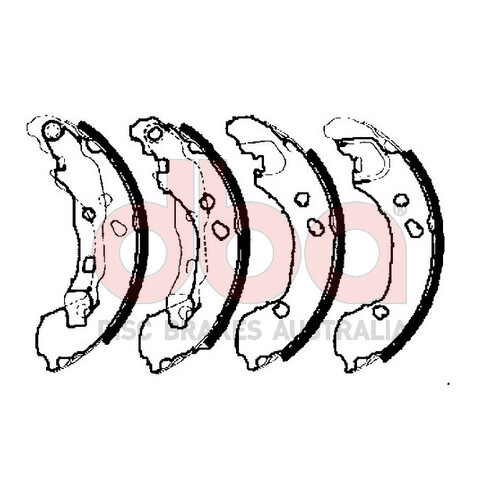 DBA Street Series Brake Shoes DBAS1993