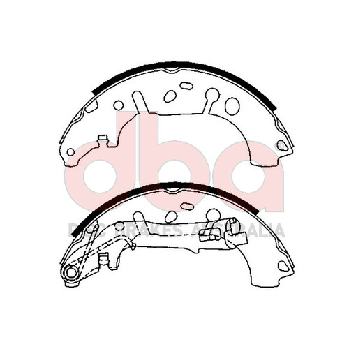 DBA STREET SERIES BRAKE SHOESF IAT PUNTO 230MM] 92277134