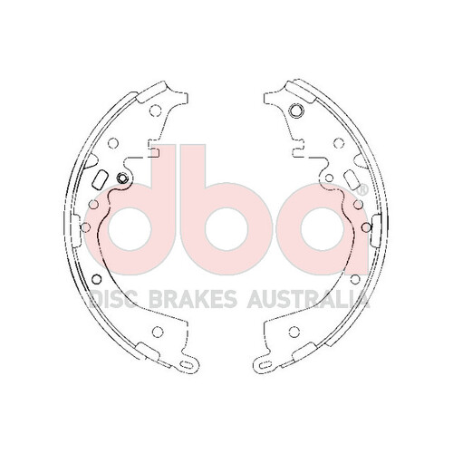 DBA Street Series Brake Shoes DBAS2014
