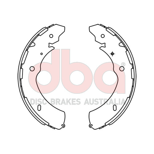 DBA Street Series Brake Shoes DBAS2025