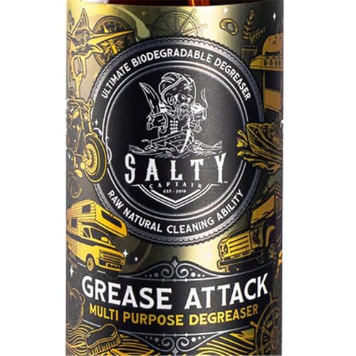 Salty Captain Grease Attack Multi-Purpose Degreaser and Cleaner 5L - DETGRSA5L