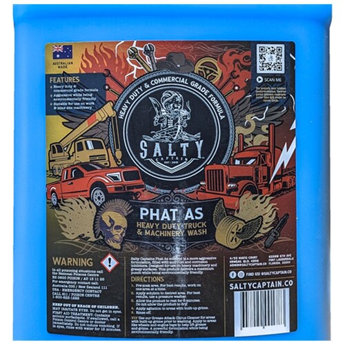 Salty Captain Phat As Truck And Machinery Wash 20L - DETPHAA20L