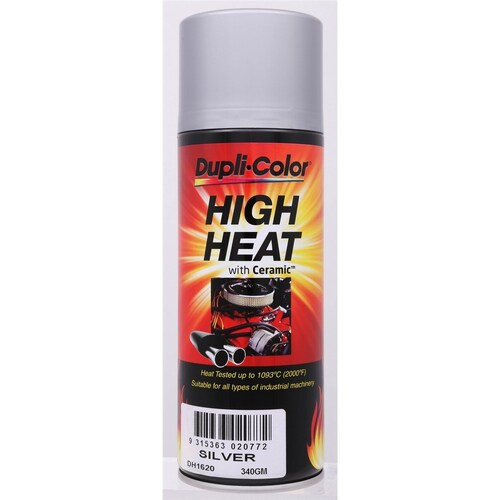 Dupli-Color Hi Heat Ceramic Silver 340g Aerosol DH1620