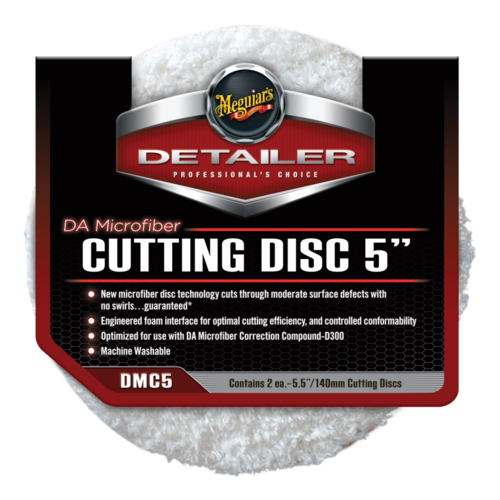Meguiar's Da Microfiber Cutting Disc - Twin Pack 5.5"/140mm DMC5
