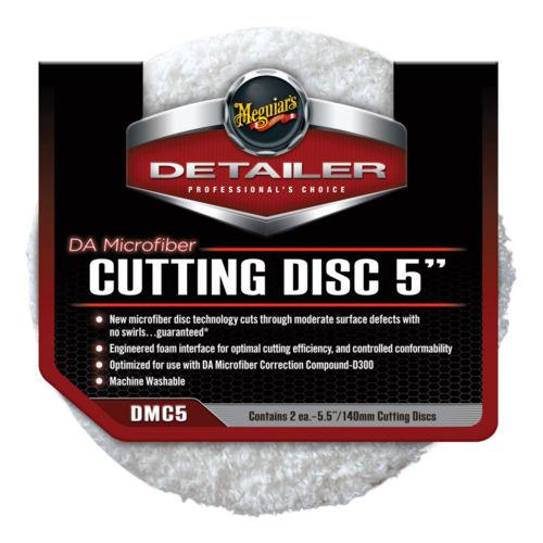 Meguiar's Da Microfiber Cutting Disc - Twin Pack 5.5"/140mm DMC5 