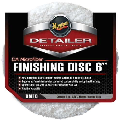 Meguiar's Da Microfiber Finishing Disc - Twin Pack 6.25"/159mm DMF6