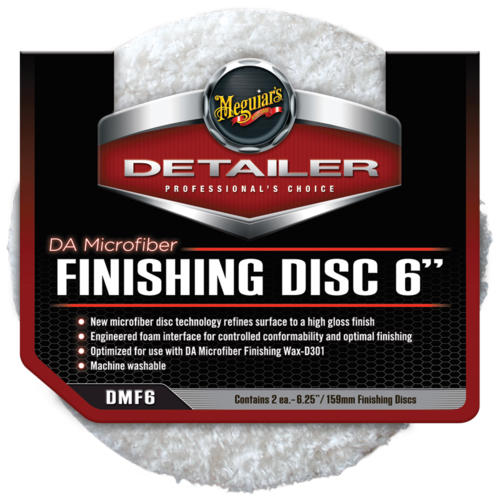 Meguiar's Da Microfiber Finishing Disc - Twin Pack 6.25"/159mm DMF6 