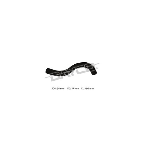 Dayco Radiator Hose Upper CH3722 DMH3722