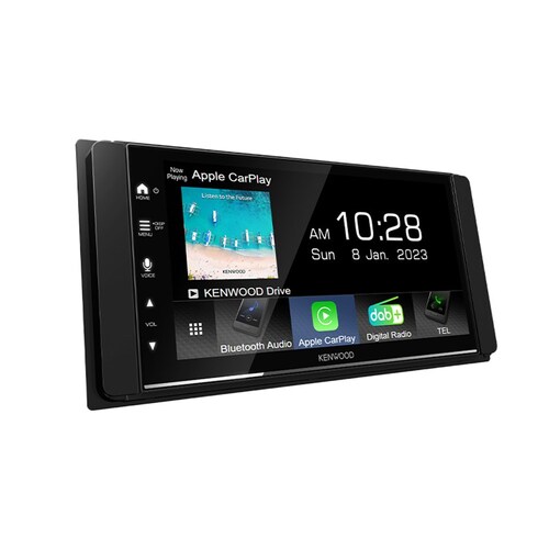 Kenwood Dmx7522Dabs 6.8 Inch Lcd Mechless Digital Media Receiver Head Unit With Wireless Android Auto And Apple Carplay DMX7522DABS