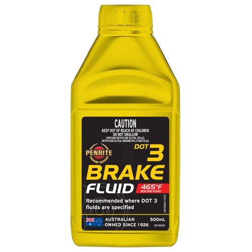 Penrite DOT 3 Brake Fluid 500mL DOT30005