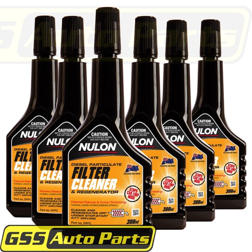 Nulon Diesel Particulate Filter (dpf) Cleaner Box Of 6 X 300ml Bottles DPFCx6