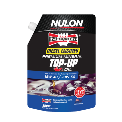 Nulon Ezy-squeeze Top-up Engine Oil Mineral Diesel Engines 900ml DPMTU-900