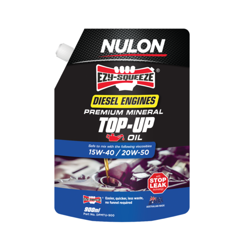 Nulon Ezy-squeeze Top-up Engine Oil Mineral Diesel Engines 900mL DPMTU-900