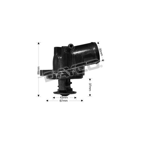 Dayco Thermostat With Housing Type And Seal DT97G