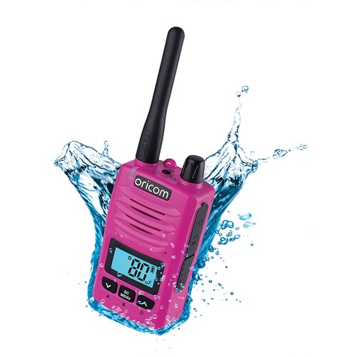 Oricom Pink Waterproof Handheld Uhf Cb Radio DTX600PNK