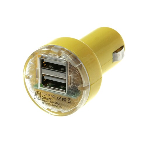 Aerpro Dual Usb Port Charger - Yellow DUSBPCYL