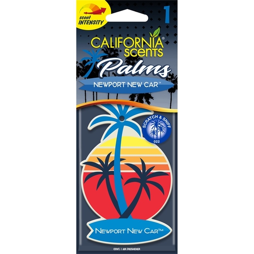 California Scents Newport New Car Fragrance Hanging Air Freshener Single E302706300