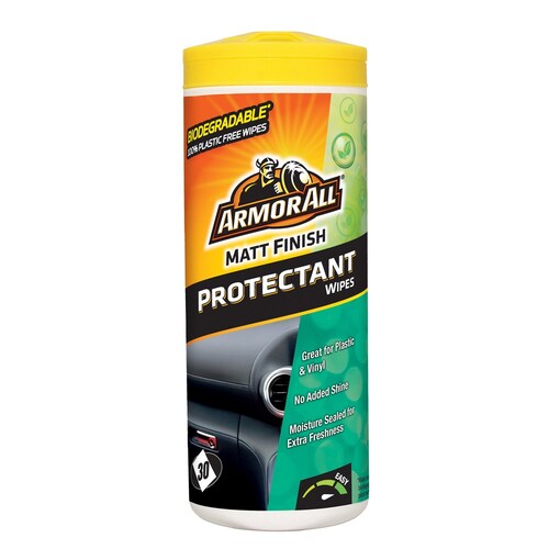 Armor All Matte Finish Biodegradable Protectant Wipes - 30 Pack 24 E303296700