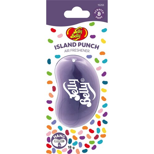 Jelly Belly Island Punch 3D Hanging Air Freshener - Single 1PC E303515700