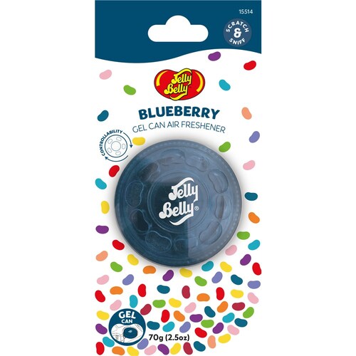 Jelly Belly Blueberry Gel Can Air Freshener - Single 1PC E303518400