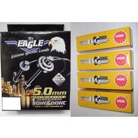 Eagle 5mm Ignition Leads & Ngk Platinum Spark Plugs E54471-BKR6EP-11