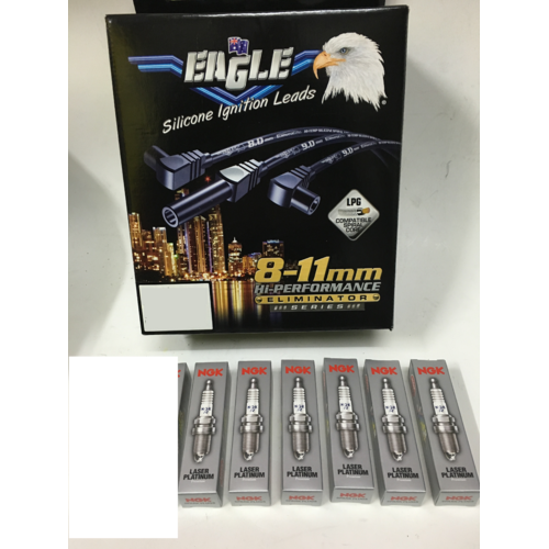 Eagle 8mm Ignition Leads & 6 Ngk Iridium Spark Plugs E86596-IGR5C13