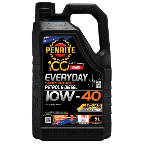 Penrite Semi Synthetic Engine Oil Everyday Plus 10W-40 5L