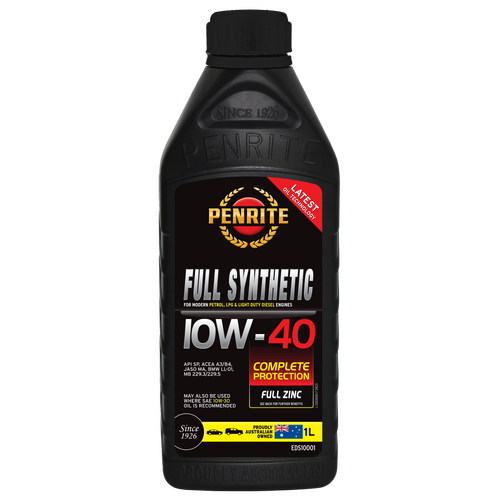 PENRITE  Everyday Full Synthetic Engine Oil  1L 10w40 EDS10001  