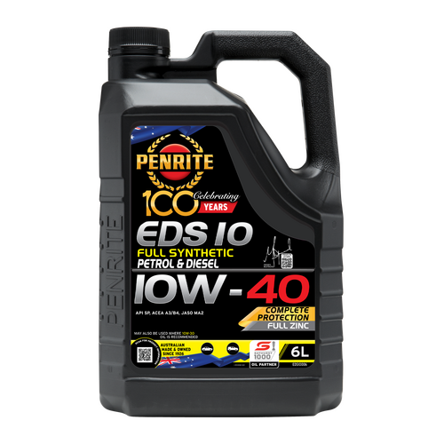 Penrite Full Synthetic Engine Oil 10W-40 6L - EDS10006