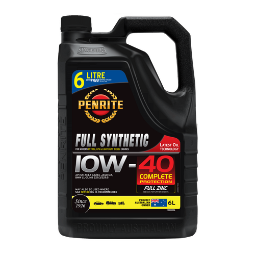 Penrite Everyday Full Synthetic Engine Oil  6l 10w40 EDS10006 