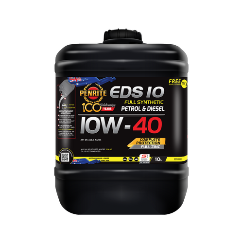 Penrite EDS 10 Full Synthetic Engine Oil 10W-40 10L EDS10010
