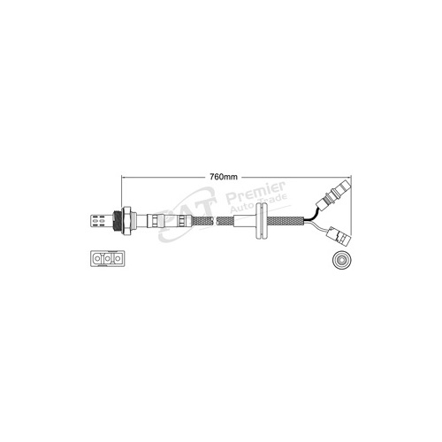 PAT Pre-cat Converter Oxygen Sensor EGO-056