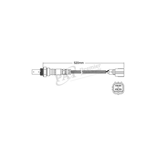 Denso Pre-cat Converter Oxygen Sensor EGO-115