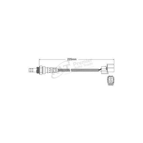 PAT Pre-cat Converter Oxygen Sensor EGO-127