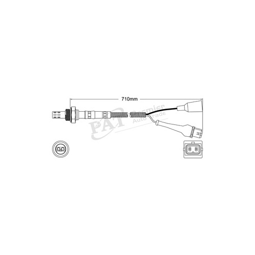 PAT Pre-cat Converter Oxygen Sensor EGO-153