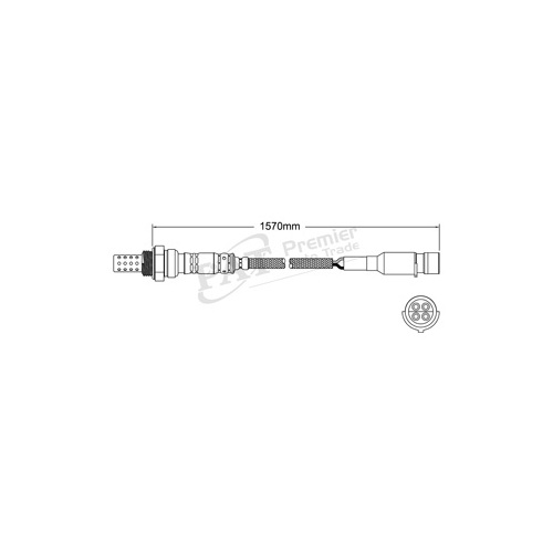 PAT Pre-cat Converter Oxygen Sensor EGO-162