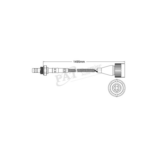 PAT Pre-cat Converter Oxygen Sensor EGO-180