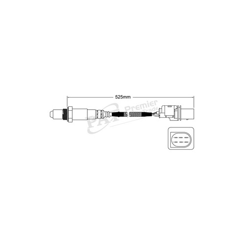 PAT Pre-cat Converter Oxygen Sensor EGO-239