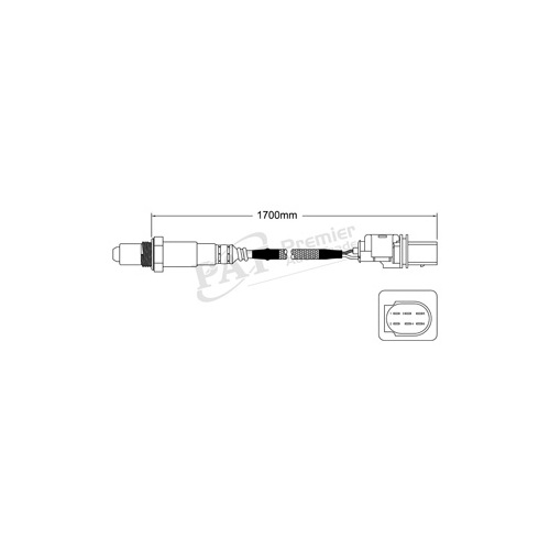 PAT Pre-cat Converter Oxygen Sensor EGO-245