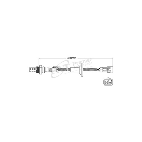 PAT Post-cat Converter Oxygen Sensor Up To 8/1992 EGO-262