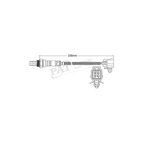Pat Pre-cat Rear Bank Oxygen Sensor Suits Mazda Mpv 7/200 Onwards EGO-289