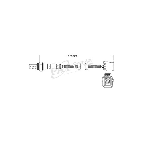 Denso Pre-cat Converter Oxygen Sensor EGO-308