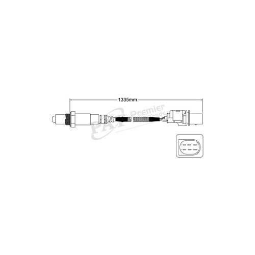 Bosch Pre-cat Converter Oxygen Sensor EGO-783