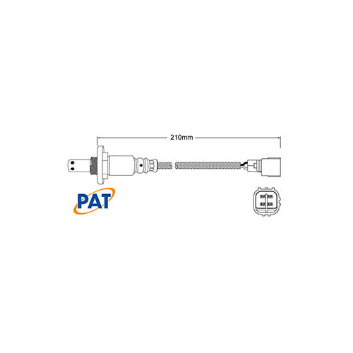 PAT Post-cat Converter Oxygen Sensor EGO-784