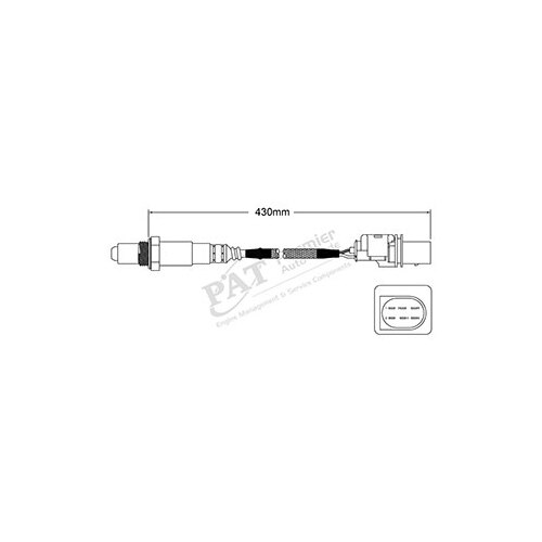 PAT Exhaust Gas Oxygen Sensor EGO-832