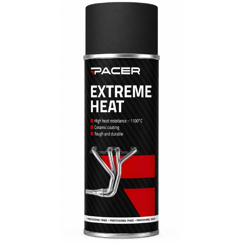 Pacer Extreme Heat Matt Black 300g Aerosol EHMB300